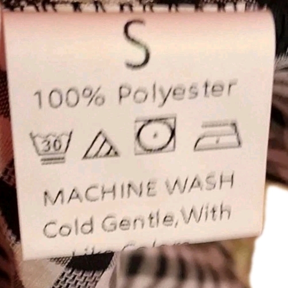 Black & White Gingham Smocked Mini Dress – Tiered Ruffle Skirt - BRAND NEW - Picture 9 of 9